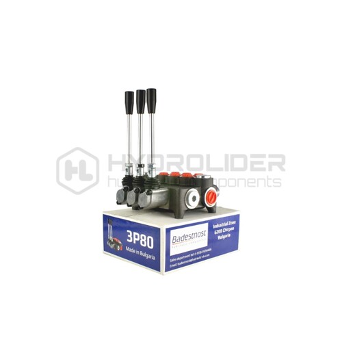 Hydraulický rozdeľovač 3 sekciový 80L/min Badestnost: 03P80 A1A1A1 GKZ1